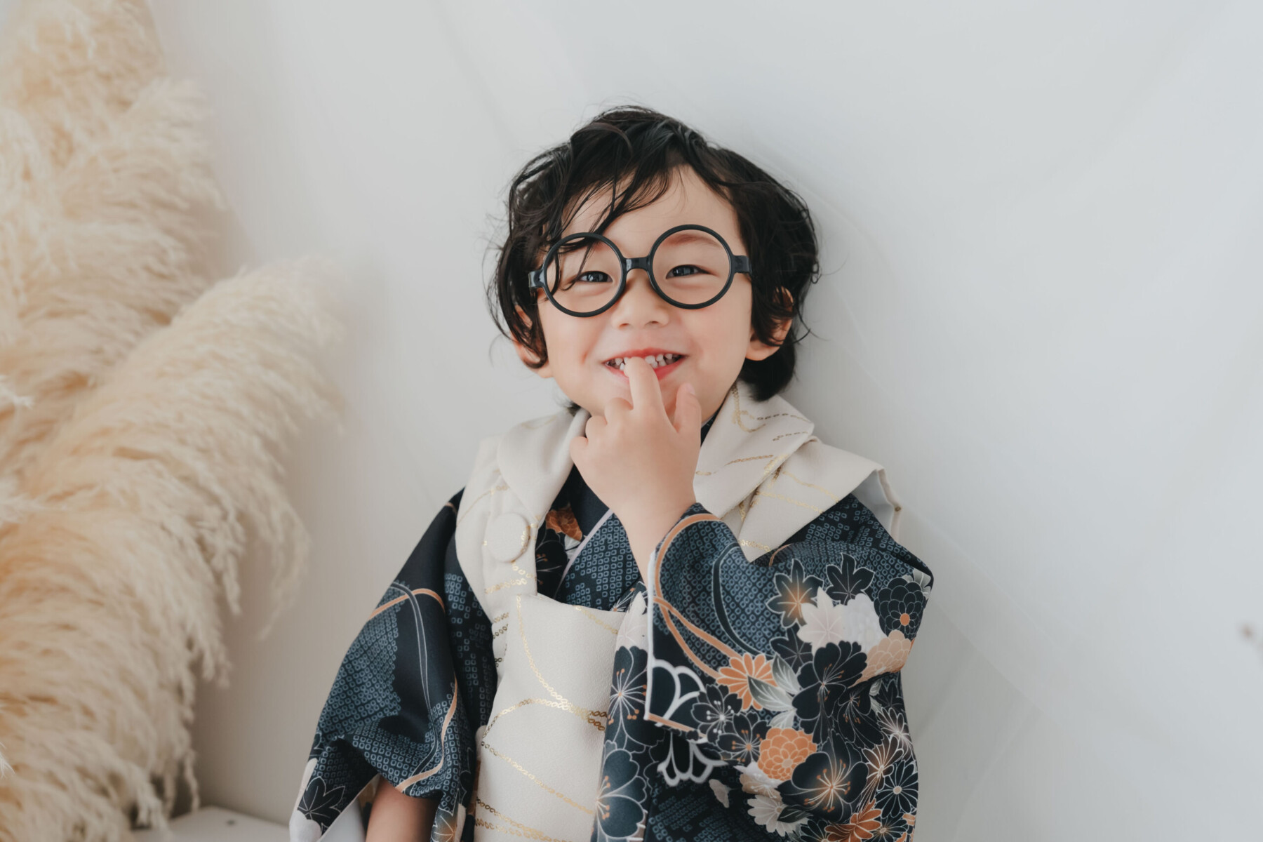 七五三 前撮り 大阪 フォトスタジオ ナチュラル おしゃれ 3歳