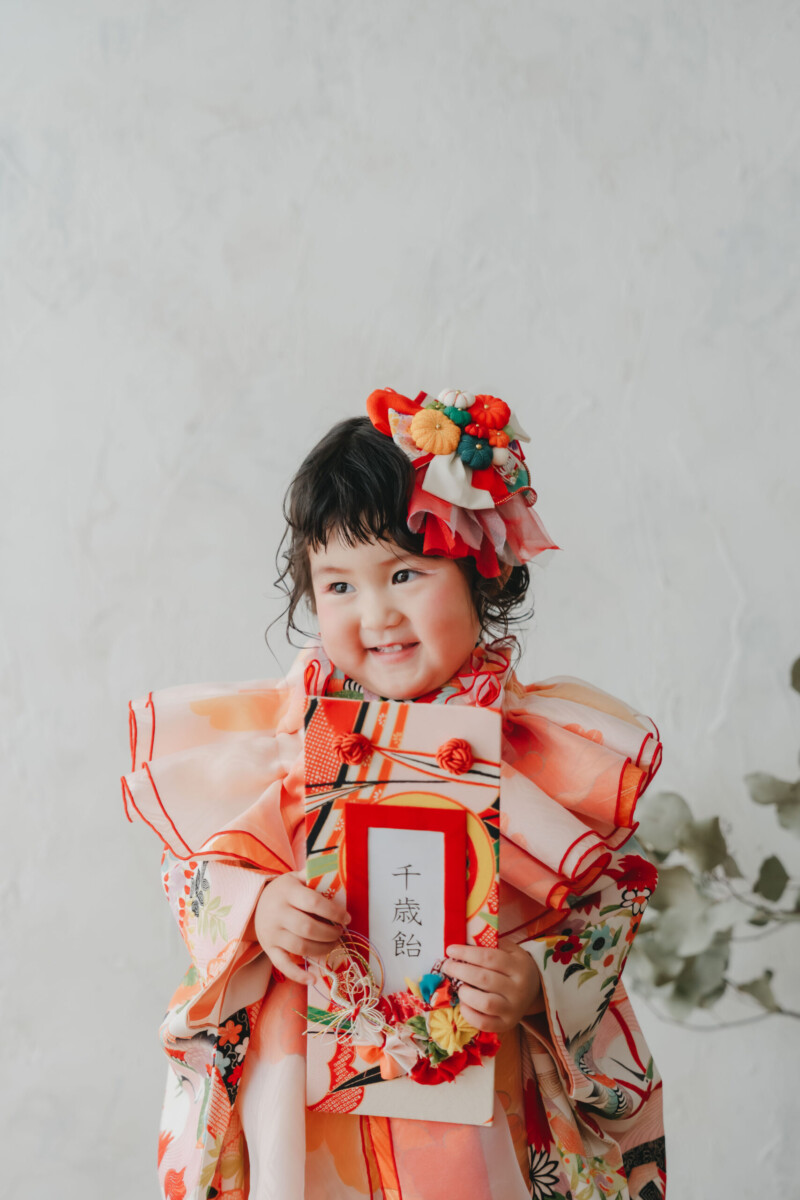 七五三 着物レンタル 大阪 3歳 女の子 男の子 フォトスタジオ