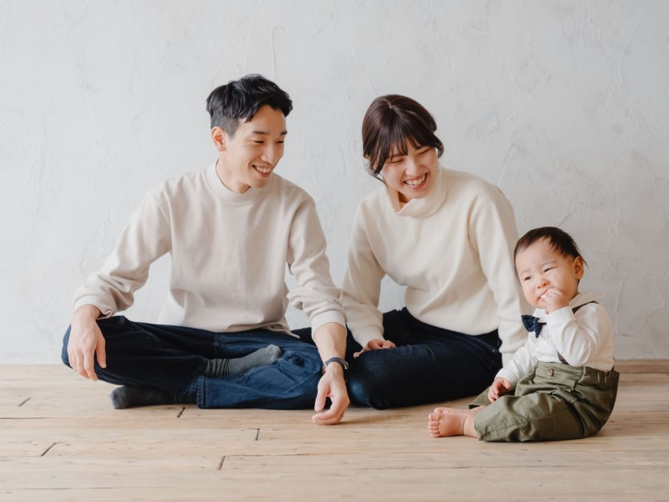 家族写真リンクコーデ