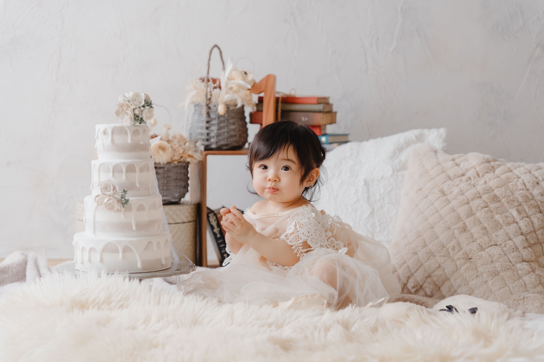 1歳 バースデーフォト 大阪 ナチュラル おしゃれ