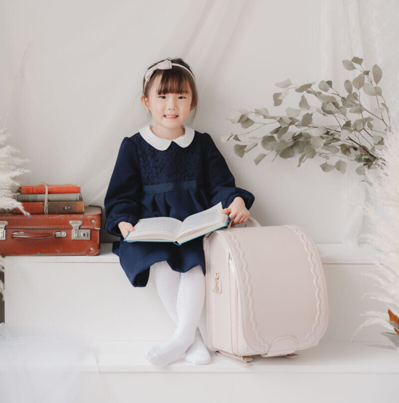 大阪で入学写真・ランドセル撮影 入学フォトプラン フォトスタジオ 人気